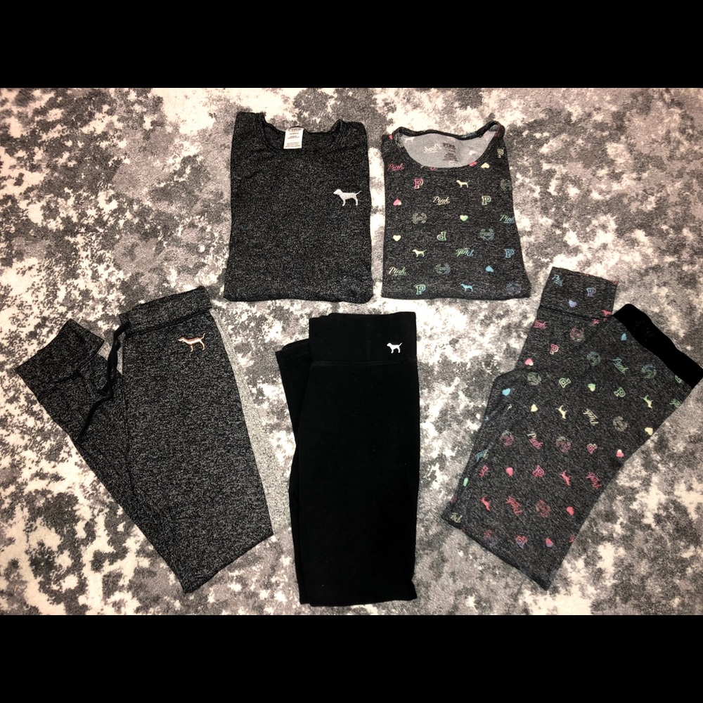 Pink Bundle! 2 pairs of workout leggings off brand